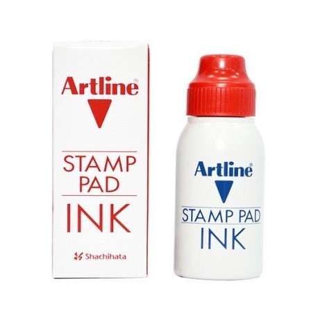 Tus ARTLINE, pentru stampile, 50ml - rosu