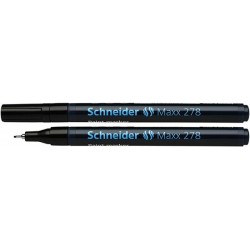 Marker cu vopsea SCHNEIDER Maxx 278, varf rotund 0.8mm - negru