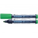 Marker SCHNEIDER Maxx 290, pentru tabla de scris+flipchart, varf rotund 2-3mm - verde