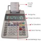 Calculator cu banda, 12 digits, 230 x 150 x 52 mm, SHARP EL-1750V - alb