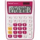 Calculator de birou, 12 digits, 145 x 104 x 26 mm, Rebell SDC 912 - alb/roz