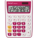 Calculator de birou, 12 digits, 145 x 104 x 26 mm, Rebell SDC 912 - alb/roz