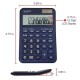 Calculator de birou, 10 digits, 149 x 100 x 27 mm, dual power, SHARP EL-M335BBL - bleumarin