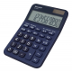 Calculator de birou, 10 digits, 149 x 100 x 27 mm, dual power, SHARP EL-M335BBL - bleumarin