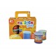 Tempera lavabila, pentru pictura cu mana, 6 culori x 80ml/set, CARIOCA Baby Finger Paint 2+