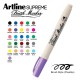 Marker pentru colorat ARTLINE Supreme, varf flexibil (tip pensula) - negru