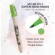 Marker pentru colorat ARTLINE Supreme, varf flexibil (tip pensula) - vernil