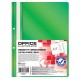 Dosar plastic PP cu sina, cu gauri, grosime 100/170 microni, 50 buc/set, Office Products - verde