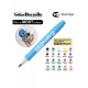 Marker ARTLINE Decorite, varf flexibil (tip pensula) - bleu metalizat