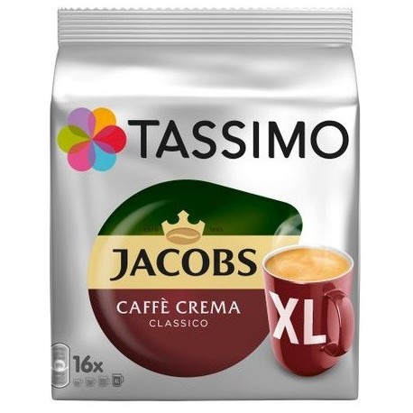 Capsule cu cafea Jacobs Tassimo caffe crema classico XL - 16 capsule - 132gr/pachet