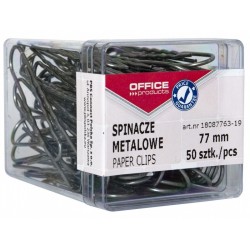 Agrafe metalice 77mm, ondulate, 50buc/plastic box, Office Products