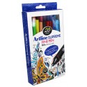 Liner ARTLINE Supreme, varf fetru 0.4mm, 10 culori/set