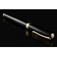 DIPLOMAT Excellence A2 - Black Lacquer Gold - stilou cu penita M, din otel inoxidabil