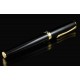 DIPLOMAT Excellence A2 - Black Lacquer Gold - stilou cu penita M, din otel inoxidabil