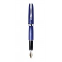 DIPLOMAT Excellence A2 - Sky-Line Blue Chrome - stilou cu penita M, aurita 14kt.