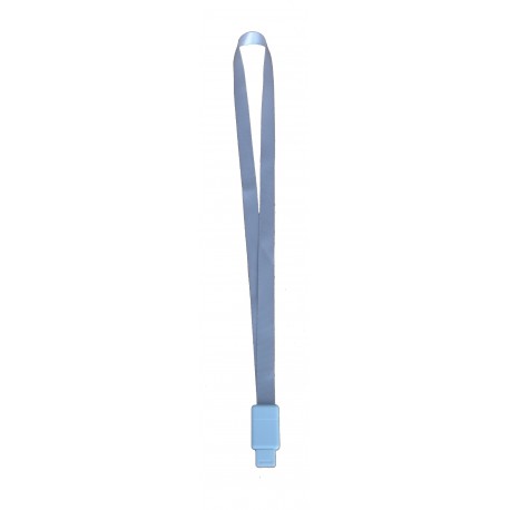 Lanyard textil, 15mm latime,clip retractabil, KEJEA - gri