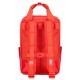 Rucsac Casual LEGO Tribini Fun Small - design Heads and Cup - rosu