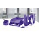 Suport pentru instrumente de scris, 4 compartimente, HAN X-Loop Trend-Colours - violet