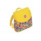 Rucsac gradinita LEGO Tribini Line - design Bricks Yellow