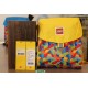 Rucsac gradinita LEGO Tribini Line - design Bricks Yellow