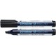 Marker SCHNEIDER Maxx 293, pentru tabla de scris+flipchart, varf tesit 2-5mm, 4 cul/set - (N,R,A,V)