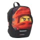 Rucsac extins LEGO V-Line - design rosu NinjaGo Kai