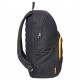 Ghiozdan scoala CATERPILLAR Mochilas Rpet Peoria, material 600D poliester, 25L - negru/galben