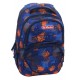 RUCSAC ZIPPER CUBE, DIMENSIUNE 43 X 29 X 22 CM, MOTIV ORANGE BLUE