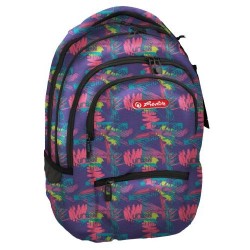 RUCSAC ZIPPER PRO, DIMENSIUNE 43 X 29 X 22 CM, MOTIV ABSTRACT FLOWERS