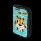 PENAR ECHIPAT, 26 PIESE, CU O CLAPA, DIMENSIUNE 13,5 X 19,5 X 3,5 CM, MOTIV CUTE ANIMALS TIGER