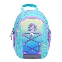 RUCSAC MINI KIDDY, DIMENSIUNE 23 X 20 X 9 + 6 CM, MOTIV CUTE UNICORN