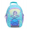 RUCSAC MINI KIDDY, DIMENSIUNE 23 X 20 X 9 + 6 CM, MOTIV CUTE UNICORN