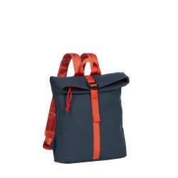 RUCSAC NEW REBELS TIM-LOS ANGELES ROLLTOP MINI, DIMENSIUNI 27/8/33 CM, CULOARE ALBASTRU INCHIS/ROSU