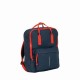 RUCSAC NEW REBELS TIM-CHICAGO, DIMENSIUNI 28/16/39 CM, CULOARE ALBASTRU INCHIS/ROSU