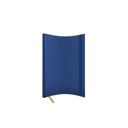 AGENDA NEDATATA A5 CASTELLI, COPERTA FLEXIBILA BLEUMARIN, ELASTIC BLEUMARIN, DICTANDO IVORY