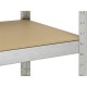 Raft metalic Extra zincat 180x80x35 cm cu 5 polite MDF, 175 kg/polita, montaj fara suruburi, (garantie 7 ani)