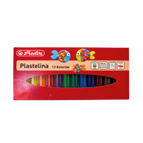 PLASTILINA HERLITZ SET 12 CULORI