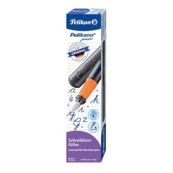 STILOU PELIKANO JUNIOR, PENITA A, GRIP ERGONOMIC, PENTRU DREPTACI, CULOARE ANTRACIT, IN CUTIE DE CARTON