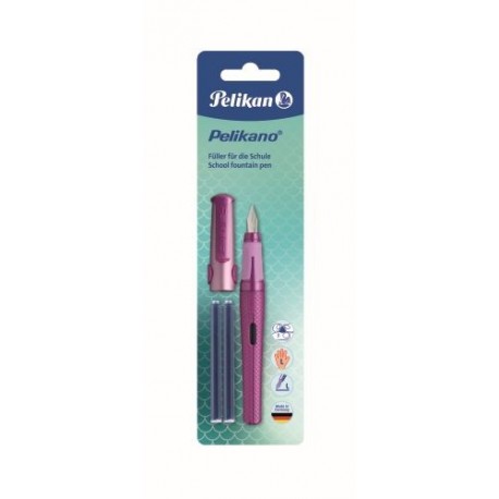 STILOU PELIKANO STARDUST, PENITA L, GRIP ERGONOMIC, PENTRU STANGACI