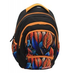 RUCSAC, ZIPPER PRO, DIMENSIUNE 43X29X22 CM, MOTIV LEAVES