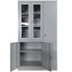 Dulap metalic medicamente si instrumente medicale cu vestiar incorporat 1000x450x1800 mm (LxlxH), Neasamblat, PLUS