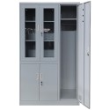 Dulap metalic Medicamente si instrumente medicale cu Vestiar incorporat 1000x450x1800 mm (LxlxH), Asamblat, PLUS