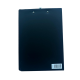 Clipboard dublu A4, plastifiat PP, Optima - negru