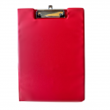 Clipboard dublu A4, plastifiat PP, Optima - rosu