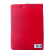 Clipboard dublu A4, plastifiat PP, Optima - rosu