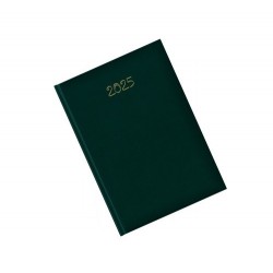 AGENDA DATATA SAPTAMANALA RO B5, 128 PAGINI, COPERTA BURETATA, CULOARE VERDE, 2025