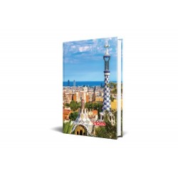 AGENDA NEDATATA A5, MOTIVE, 224 PAGINI, COPERTA BURETATA, MOTIV CITY BREAK SPAIN