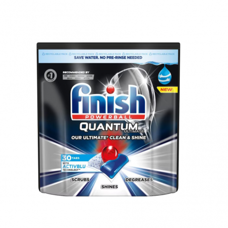 FINISH Quantum Ultimate Regular, tablete detergent pentru masina de spalat vase,30buc/cutie