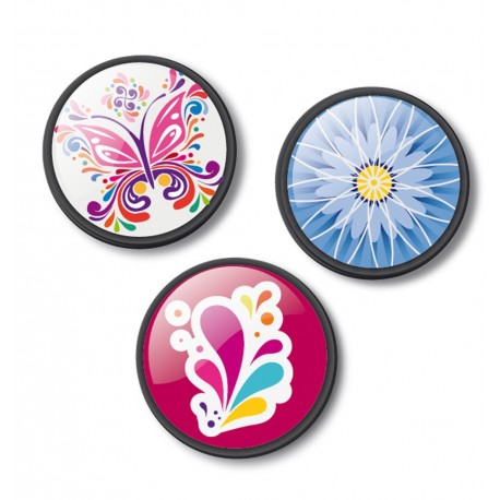 Insigne, 3buc/set, Roller NIKIDOM - Floralia