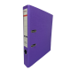 Biblioraft A4, plastifiat PP/paper, margine metalica, 50 mm, Optima Classic - violet